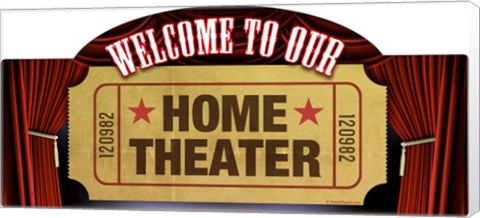 Framed Home Theater Marquee Print