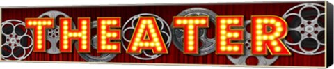 Framed Theater Marquee Print