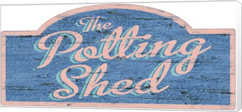 Framed Potting Shed Print