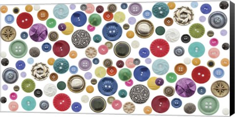 Framed Buttons Print