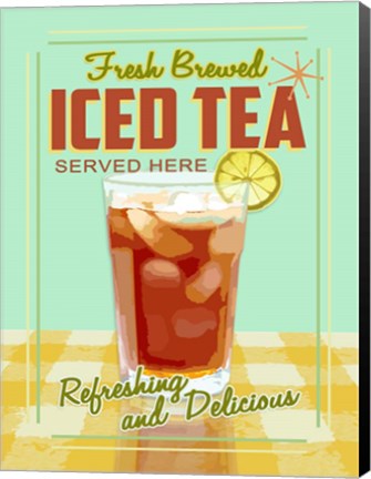Framed Iced Tea 2 Print