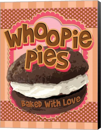 Framed Whoopie Pies - Baked With Love Print