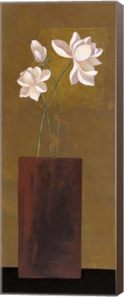 Framed Ivory Floral II Print