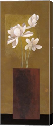 Framed Ivory Floral I Print