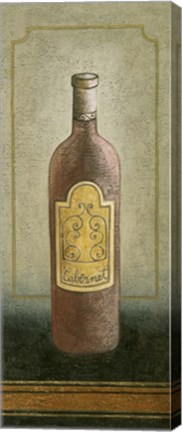 Framed White Wine 2 Print