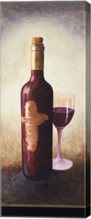 Framed Red Wine 2 Print