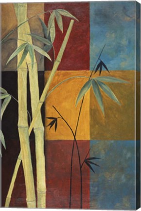 Framed Bamboo Abstract 1 Print