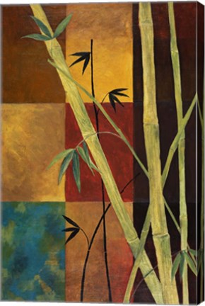 Framed Bamboo Abstract 2 Print