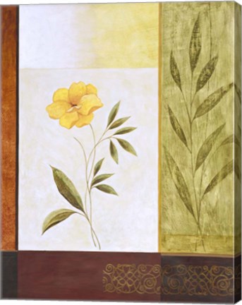 Framed Orange Bloom 2 Print