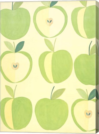 Framed Green Apples Print