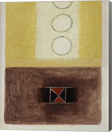 Framed Dots and Crosses II Print