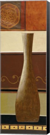 Framed Single Vase I Print