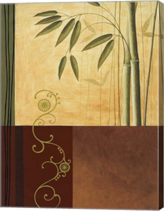 Framed Bamboo Trellis Print