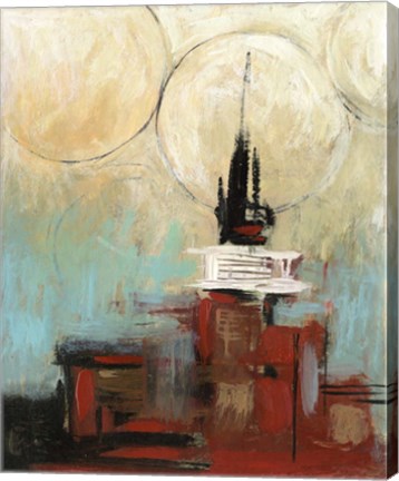 Framed Tower In The City II Print