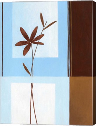 Framed Brown Flower II Print