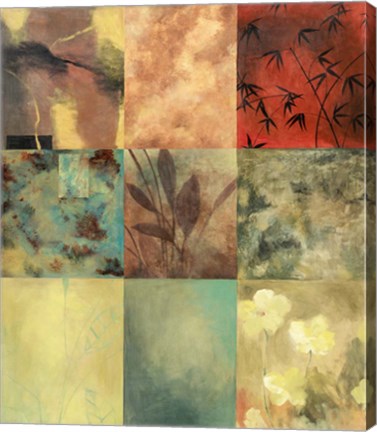 Framed Patchwork 1 Print