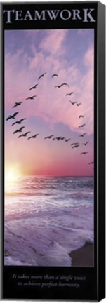 Framed Teamwork Print