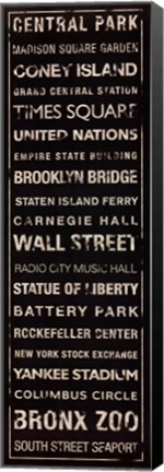 Framed Transit NYC I Print