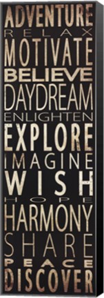 Framed Transit Inspirations II Print