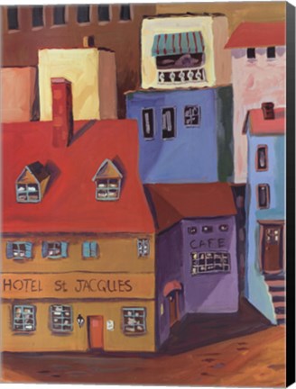 Framed Hotel St. Jacques Print