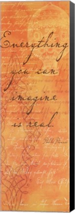 Framed Everything is Real Print