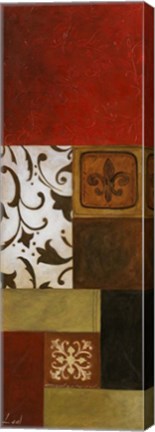 Framed Fleur de Lis II Print