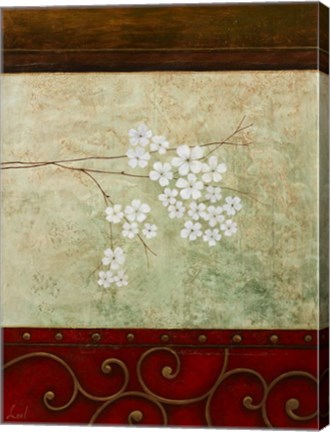 Framed Stone Wall I Print