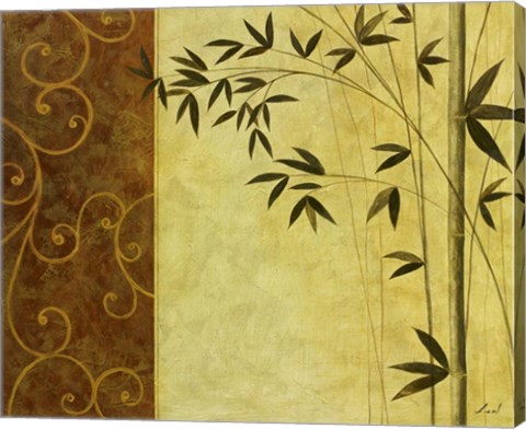 Framed Bamboo Elegance II Print