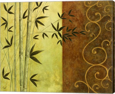 Framed Bamboo Elegance I Print