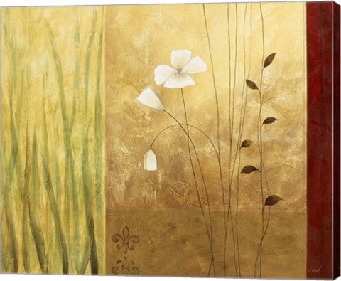 Framed Grass Abstract II Print