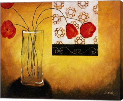 Framed Red Poppies I Print