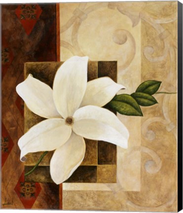 Framed White Delight II Print
