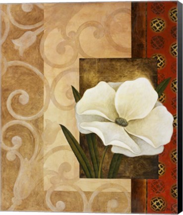 Framed White Delight I Print