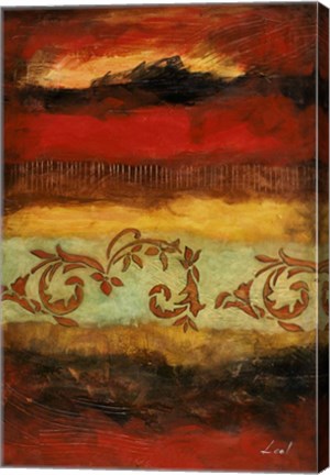 Framed Turbulance I Print