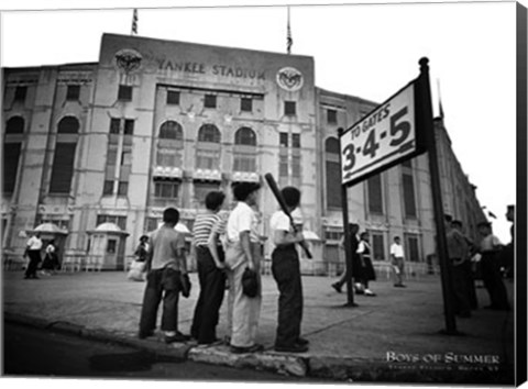 Framed Boys Of Summer Print