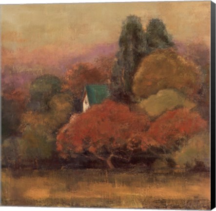 Framed Tuscan View I Print