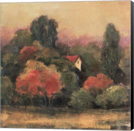 Framed Tuscan View II Print