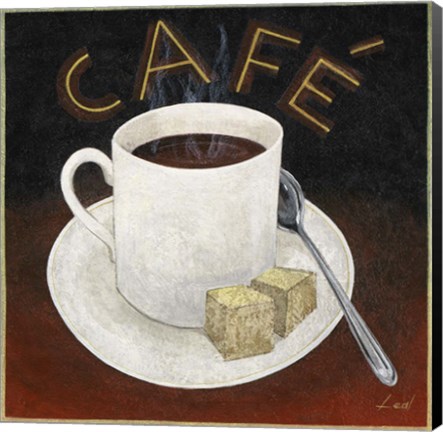 Framed Cafe I Print