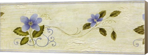 Framed Lavender Flower Panel Print