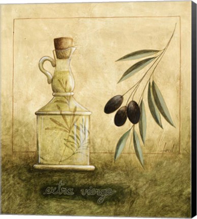 Framed Olive Oil I Print