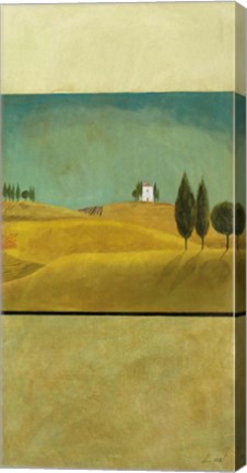 Framed Golden Fields I Print