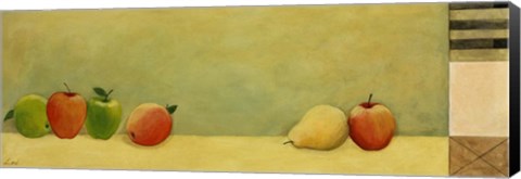 Framed Apples and Pears II Print