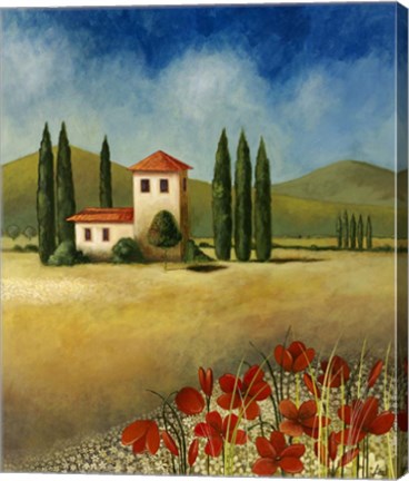 Framed Cypress II Print