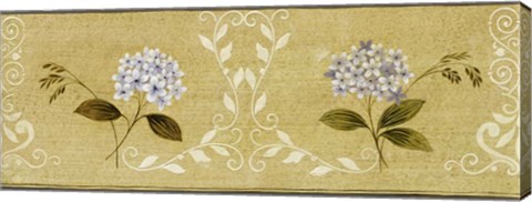 Framed Blue Flower Panel Print