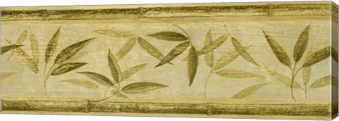 Framed Bamboo Leaf Panel Print
