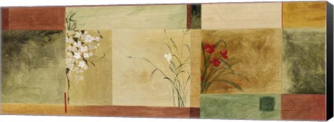 Framed Botanical Abstract Panel Print