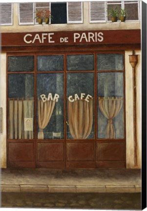Framed Cafe de Paris Print