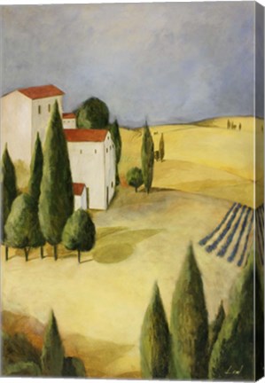 Framed Tuscan Villa II Print