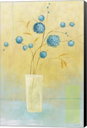 Framed Blue Delight Print