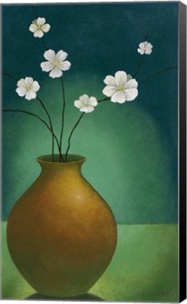 Framed White Display II Print